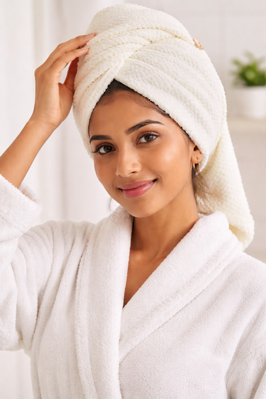Tressca Luxe Microfiber Hair Wrap - Ultra Absorbent Microfiber | Pack of 2