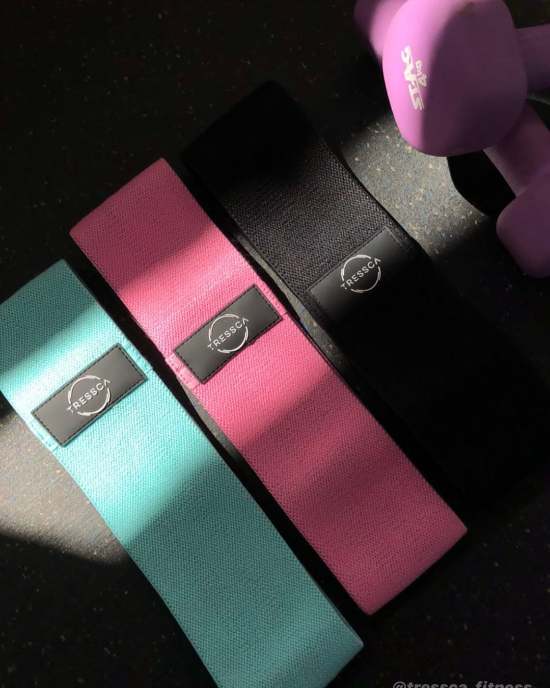 Premium Fabric Resistance Bands Set of 3