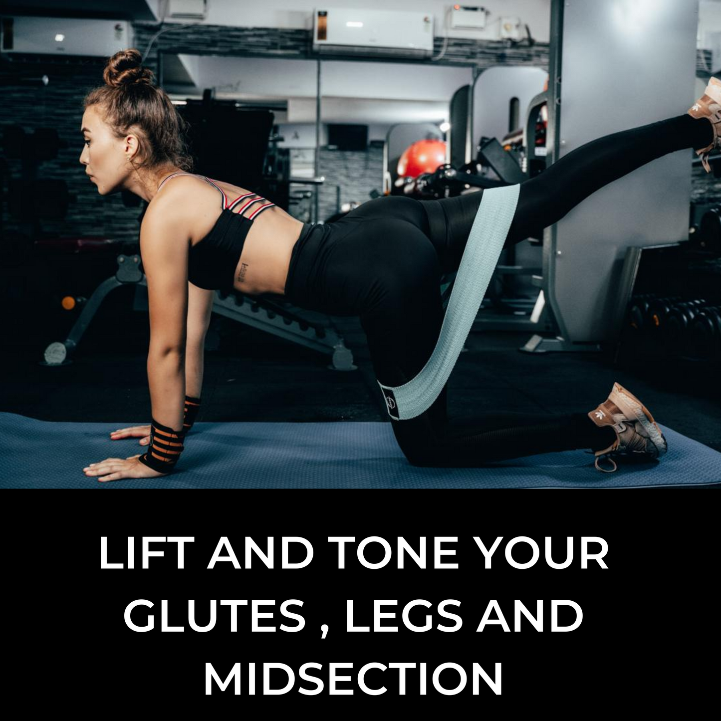 Premium Fabric Resistance Bands Set of 3